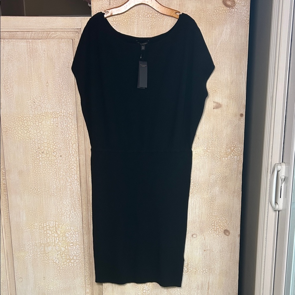 Banana Republic Black Dolman Sleeve Sweater Dress NWT XL